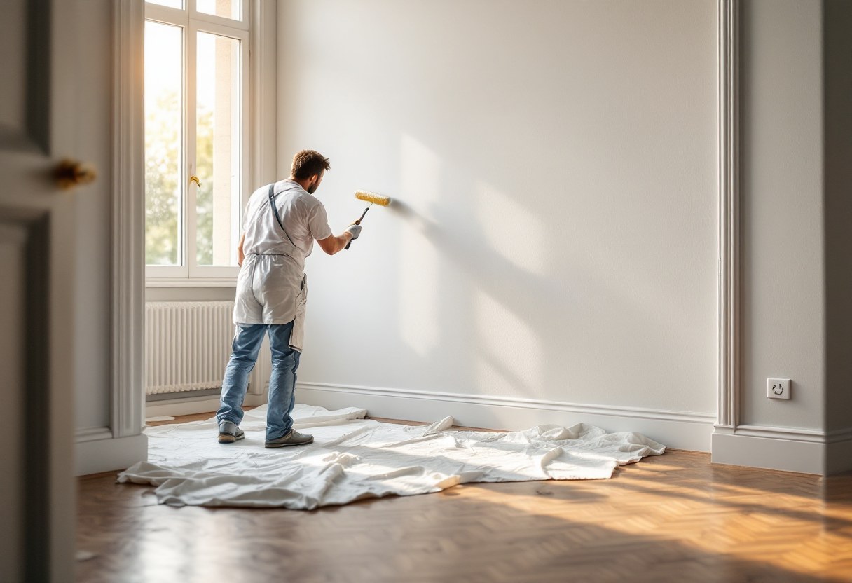 Travaux de peinture et finitions intérieures à Bruxelles