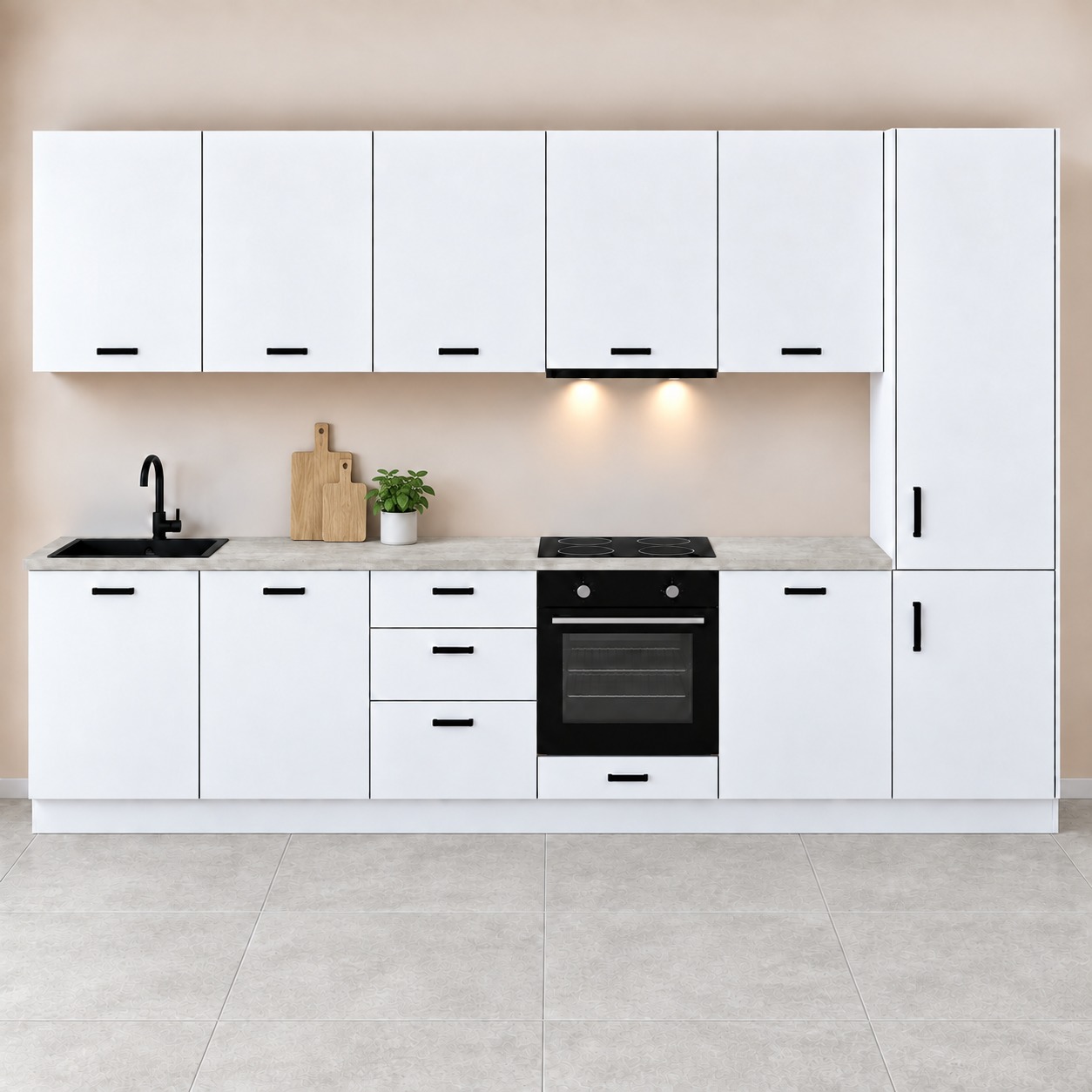 Cuisine en L Essentielle | Pack AEG